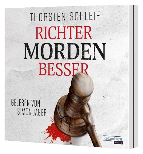 Buchcover und Innenansicht für das Buch: Richter morden besser