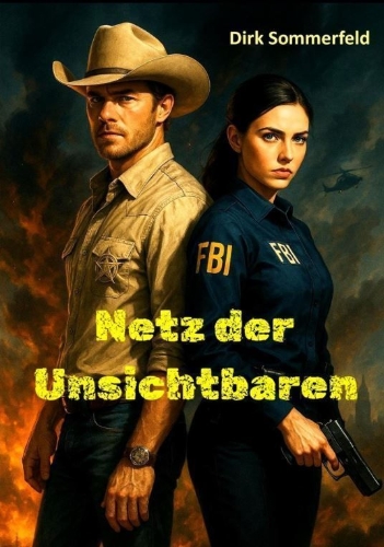 Buchcover und Innenansicht für das Buch: Netz der Unsichtbaren