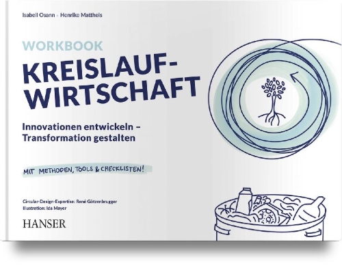 Buchcover und Innenansicht für das Buch: Workbook Kreislaufwirtschaft