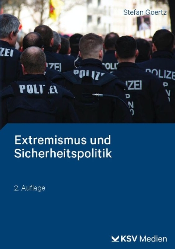 Buchcover und Innenansicht für das Buch: Extremismus und Sicherheitspolitik
