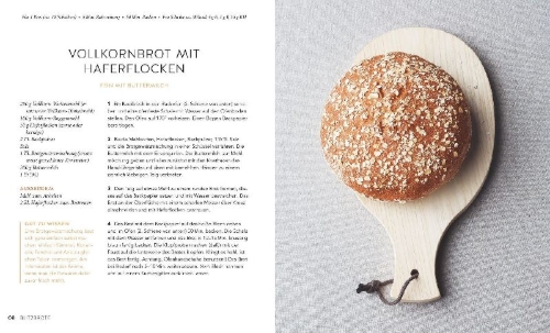Buchcover und Innenansicht für das Buch: Schnelle Brote