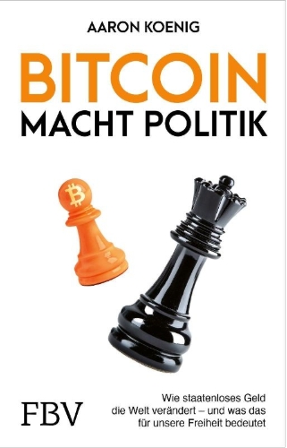 Buchcover und Innenansicht für das Buch: Bitcoin macht Politik