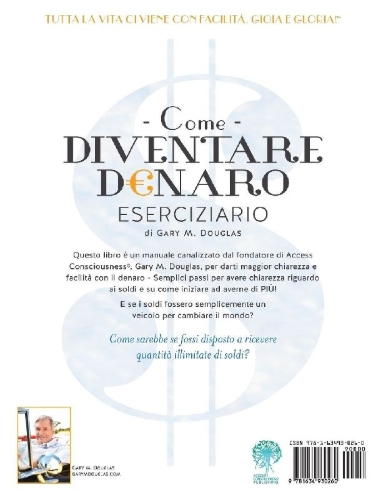 Buchcover und Innenansicht für das Buch: Come Diventare Denaro Eserciziario - How To Become Money Workbook Italian