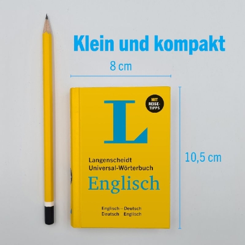 Buchcover und Innenansicht für das Buch: Langenscheidt Universal-Wörterbuch Englisch