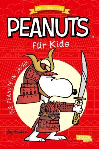 Buchcover und Innenansicht für das Buch: Peanuts für Kids - Neue Abenteuer 2: Die Peanuts in Japan