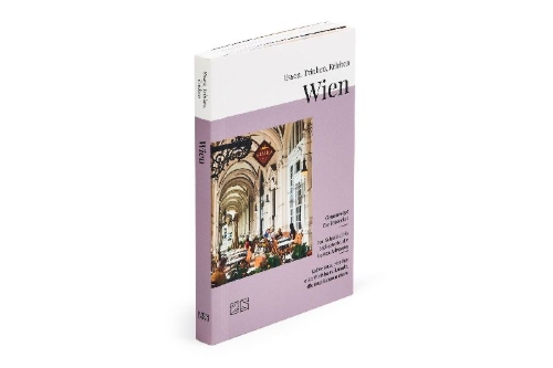 Buchcover und Innenansicht für das Buch: Essen, Trinken, Erleben - Wien