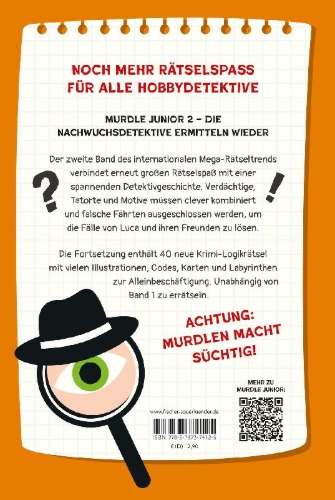 Buchcover und Innenansicht für das Buch: Murdle junior 2