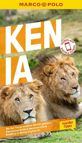 Buchcover und Innenansicht für das Buch: MARCO POLO Reiseführer Kenia