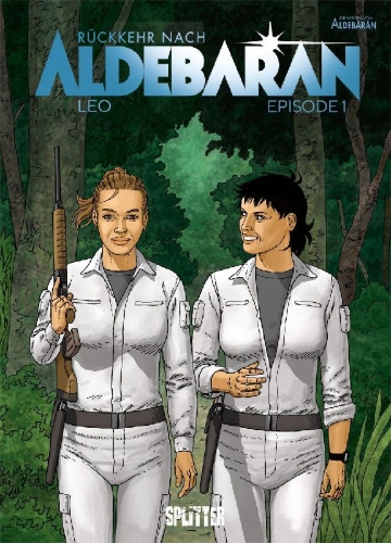 Buchcover und Innenansicht für das Buch: Retour sur Aldébaran
