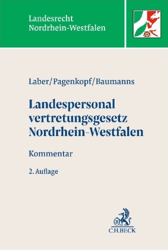 Buchcover und Innenansicht für das Buch: Landespersonalvertretungsgesetz Nordrhein-Westfalen