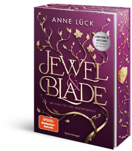 Buchcover und Innenansicht für das Buch: Jewel & Blade, Band 1 - Die Wächter von Knightsbridge