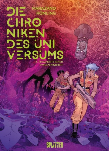 Buchcover und Innenansicht für das Buch: Les Chroniques de l'univers 3