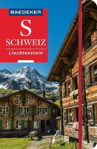 Buchcover und Innenansicht für das Buch: Baedeker Reiseführer Schweiz, Liechtenstein