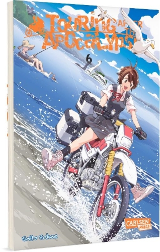 Buchcover und Innenansicht für das Buch: Shuumatsu Touring