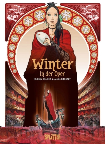 Buchcover und Innenansicht für das Buch: Hiver a l'opera