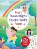 Buchcover und Innenansicht für das Buch: Mein flauschiges Stickerheft - Feen