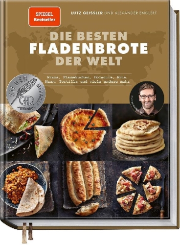 Buchcover und Innenansicht für das Buch: Die besten Fladenbrote der Welt