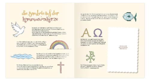 Buchcover und Innenansicht für das Buch: Meine Erstkommunion