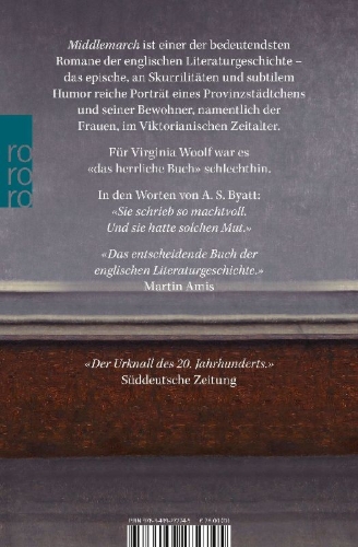 Buchcover und Innenansicht für das Buch: Middlemarch