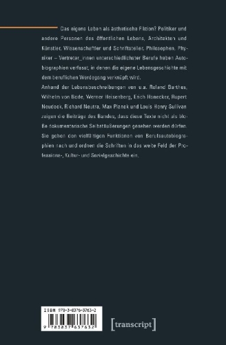 Buchcover und Innenansicht für das Buch: Das eigene Leben als ästhetische Fiktion
