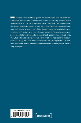 Buchcover und Innenansicht für das Buch: Zur kommerziellen Normalisierung illegaler Migration