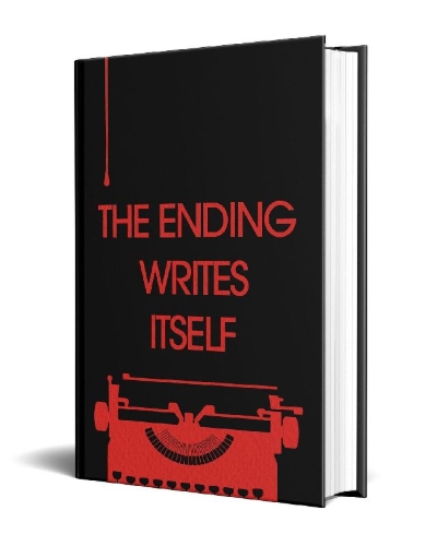 Buchcover und Innenansicht für das Buch: The Ending Writes Itself