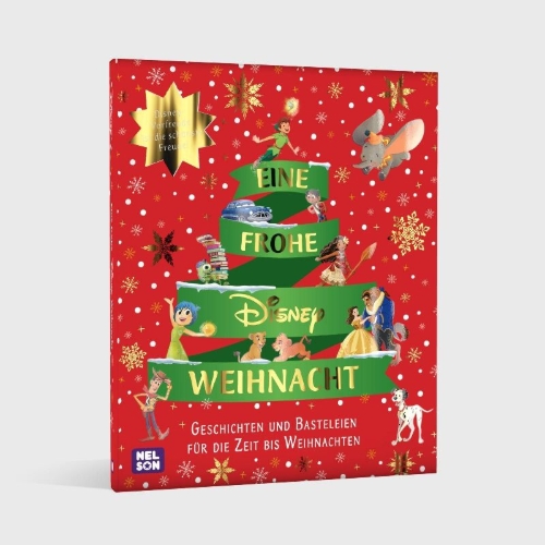 Buchcover und Innenansicht für das Buch: Disney Vorlesebuch: Eine frohe Disney Weihnacht