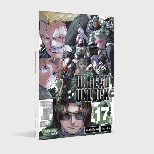 Buchcover und Innenansicht für das Buch: Undead Unluck