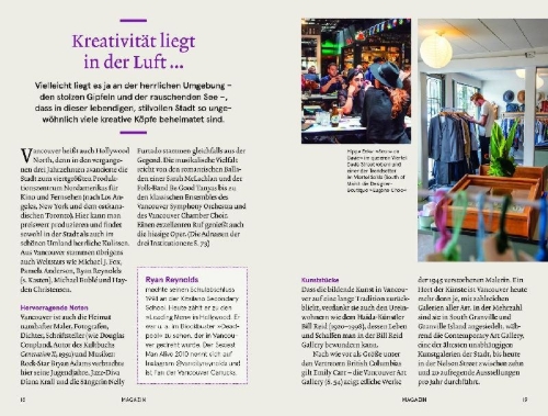 Buchcover und Innenansicht für das Buch: Baedeker SMART Reiseführer Vancouver und die kanadischen Rockies