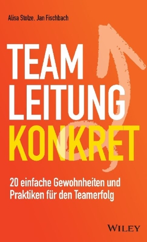 Buchcover und Innenansicht für das Buch: Teamleitung konkret