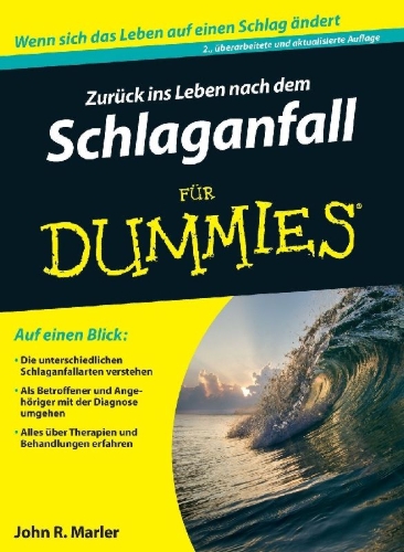 Buchcover und Innenansicht für das Buch: Zurück ins Leben nach dem Schlaganfall für Dummies