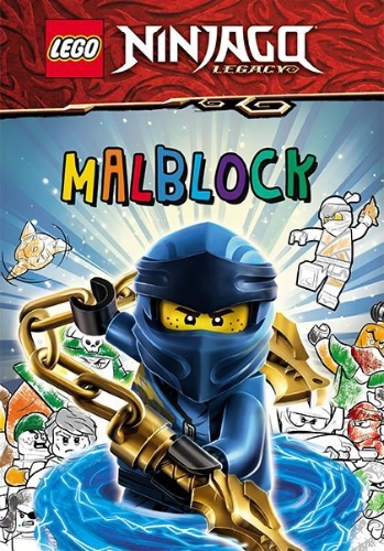 Buchcover und Innenansicht für das Buch: LEGO® NINJAGO® - Malblock