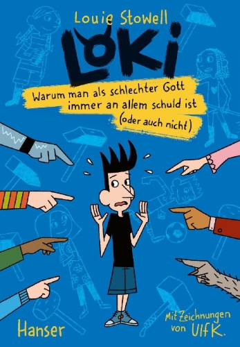 Buchcover und Innenansicht für das Buch: Loki: A Bad God's Guide to Taking the Blame