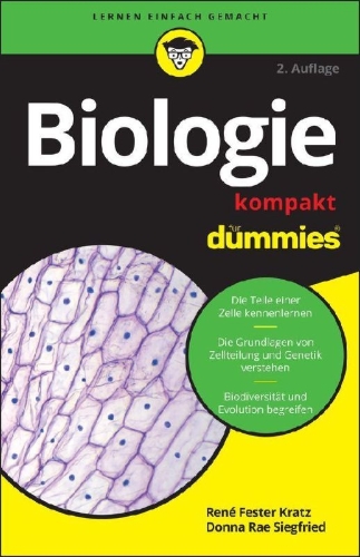 Buchcover und Innenansicht für das Buch: Biologie kompakt für Dummies
