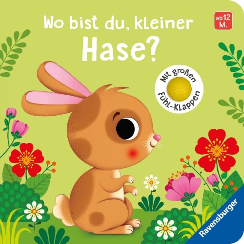 Buchcover und Innenansicht für das Buch: Wo bist du ...? - Wo bist du, kleiner Hase?