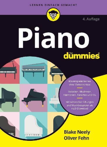 Buchcover und Innenansicht für das Buch: Piano für Dummies