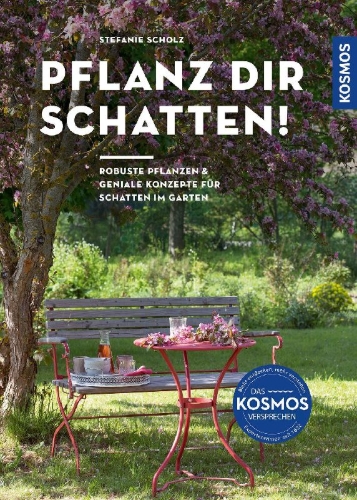 Buchcover und Innenansicht für das Buch: Pflanz dir Schatten!