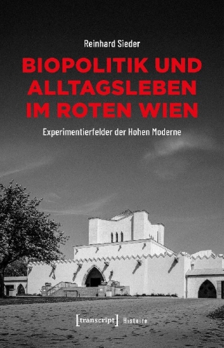 Buchcover und Innenansicht für das Buch: Biopolitik und Alltagsleben im Roten Wien