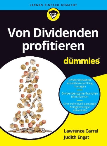 Buchcover und Innenansicht für das Buch: Von Dividenden profitieren für Dummies