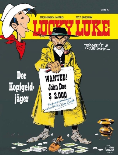 Buchcover und Innenansicht für das Buch: Lucky Luke 8: Chasseur de primes