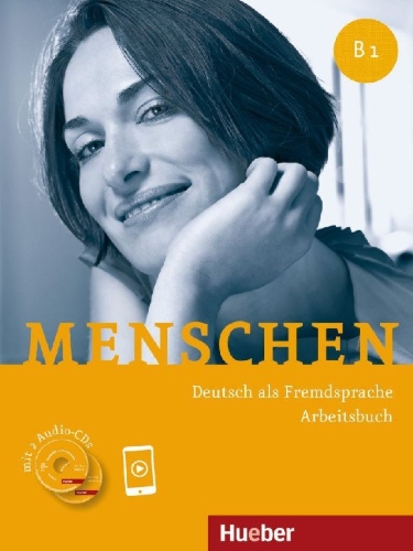Buchcover und Innenansicht für das Buch: Menschen B1. Arbeitsbuch mit 2 Audio-CDs