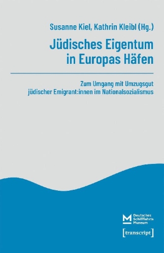 Buchcover und Innenansicht für das Buch: Jüdisches Eigentum in Europas Häfen