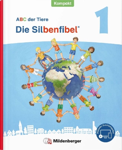 Buchcover und Innenansicht für das Buch: ABC der Tiere 1 Neubearbeitung - Die Silbenfibel® Kompakt