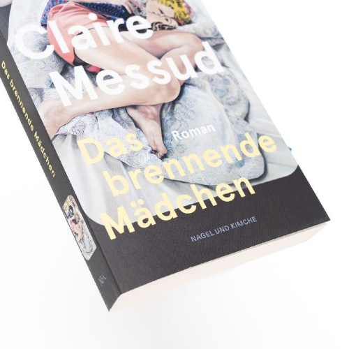 Buchcover und Innenansicht für das Buch: The Burning Girl