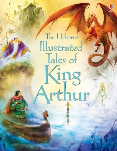 Buchcover und Innenansicht für das Buch: Illustrated Tales of King Arthur