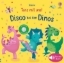 Buchcover und Innenansicht für das Buch: Tanz mit uns! Disco bei den Dinos