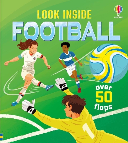 Buchcover und Innenansicht für das Buch: Look Inside Football