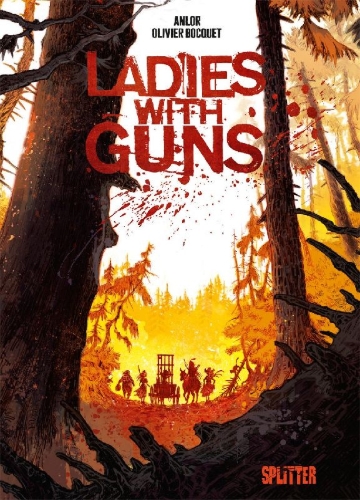 Buchcover und Innenansicht für das Buch: Ladies with Guns. Band 1