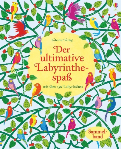 Buchcover und Innenansicht für das Buch: Der ultimative Labyrinthespaß