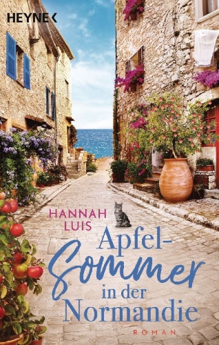 Buchcover und Innenansicht für das Buch: Apfelsommer in der Normandie